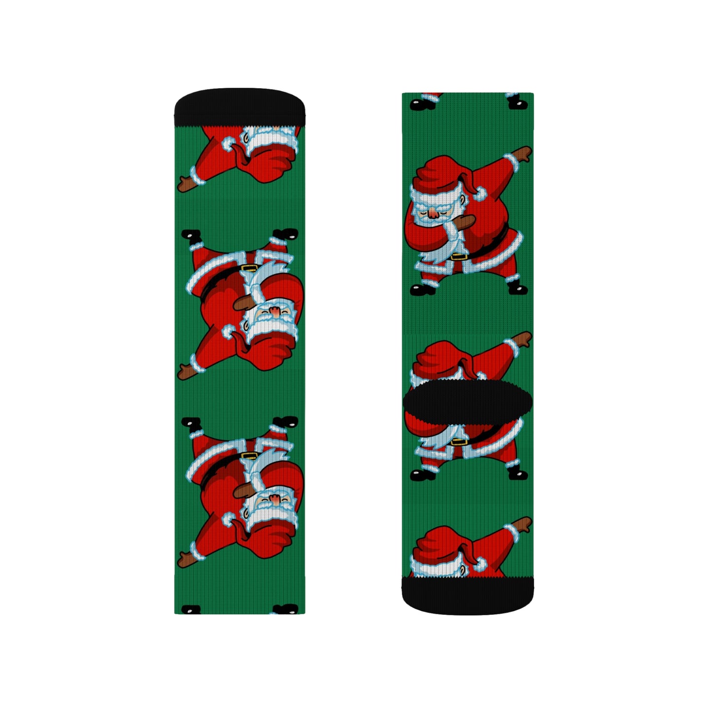 Dabbing Santa Socks