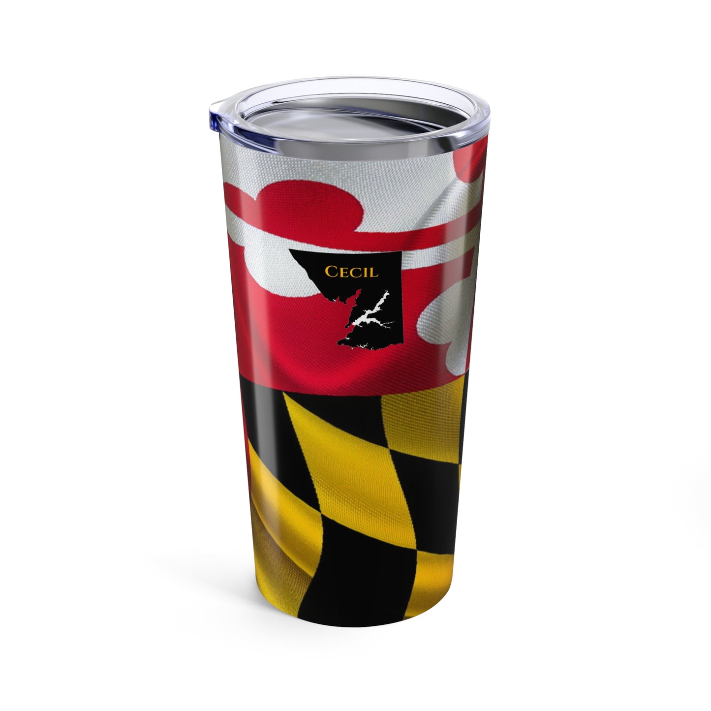MD Flag 20oz Tumbler - Cecil Co.