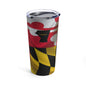 MD Flag 20oz Tumbler - Carroll Co.