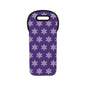 Snowflake Wine Tote Bag - Purple