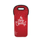 Christmas Wine Tote Bag