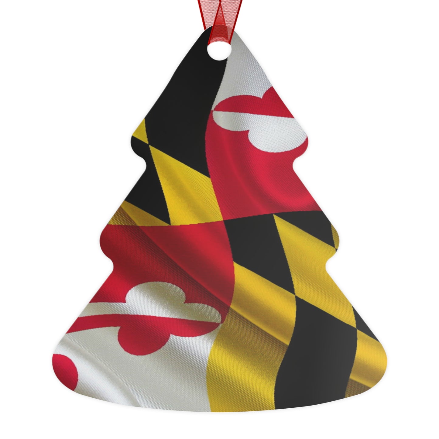 MD Flag Metal Ornaments