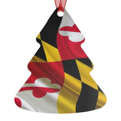MD Flag Metal Ornaments