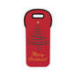 Merry Christmas Wine Tote Bag