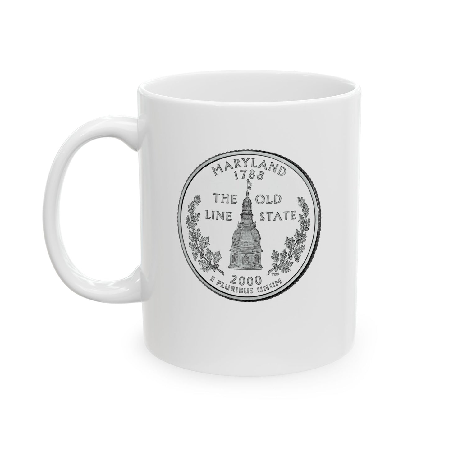 MD State Quarter Ceramic Mug 11oz