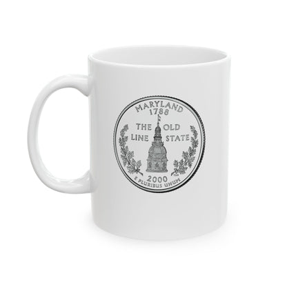 MD State Quarter Ceramic Mug 11oz