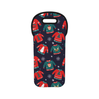 Ugly Sweater Wine Tote Bag
