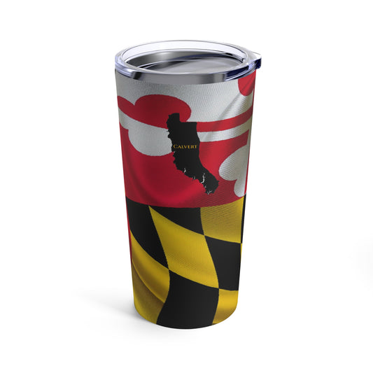 MD Flag 20oz Tumbler - Calvert Co.