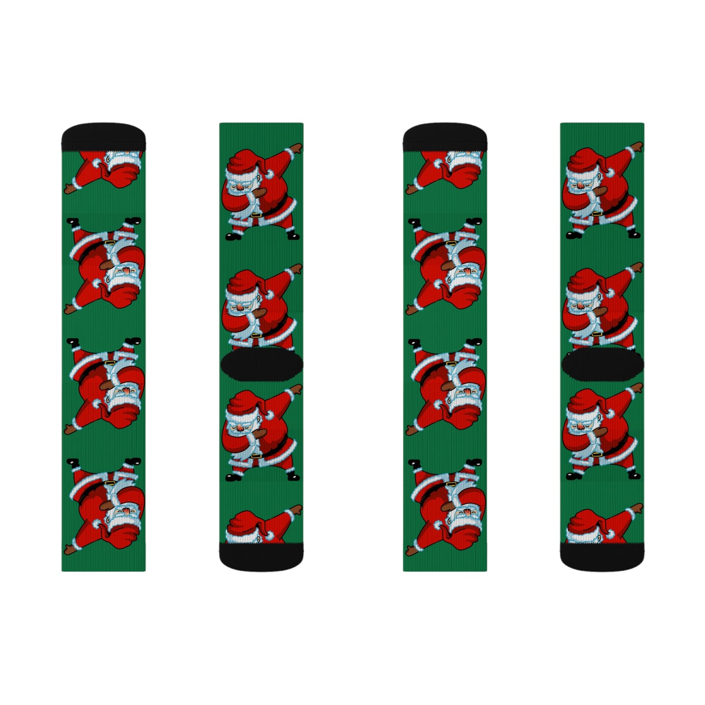 Dabbing Santa Socks
