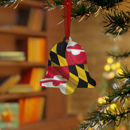 MD Flag Metal Ornaments