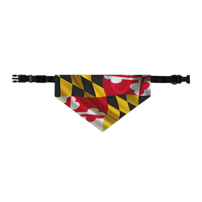 MD Flag Pet Bandana Collar