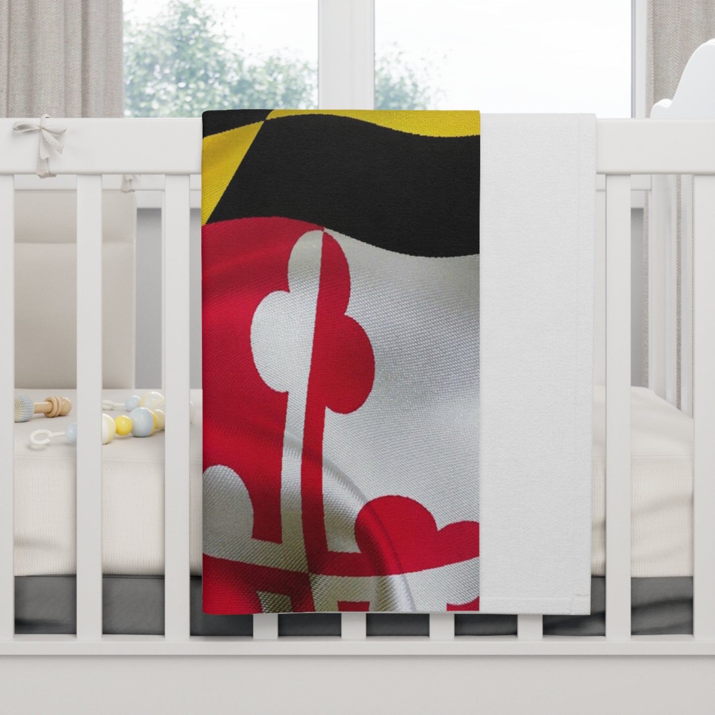 MD Flag Soft Fleece Blanket