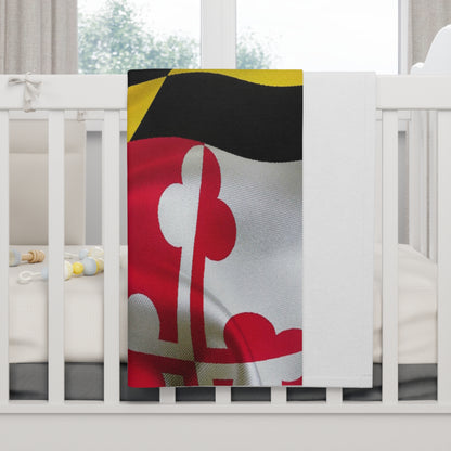 MD Flag Soft Fleece Blanket