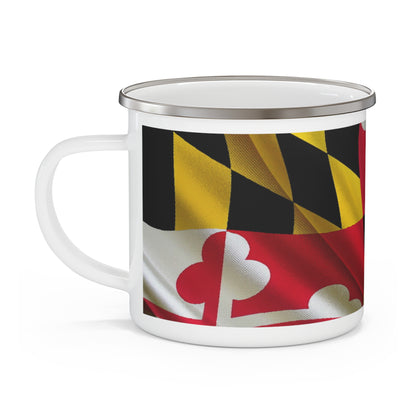 MD Flag Enamel Camping Mug