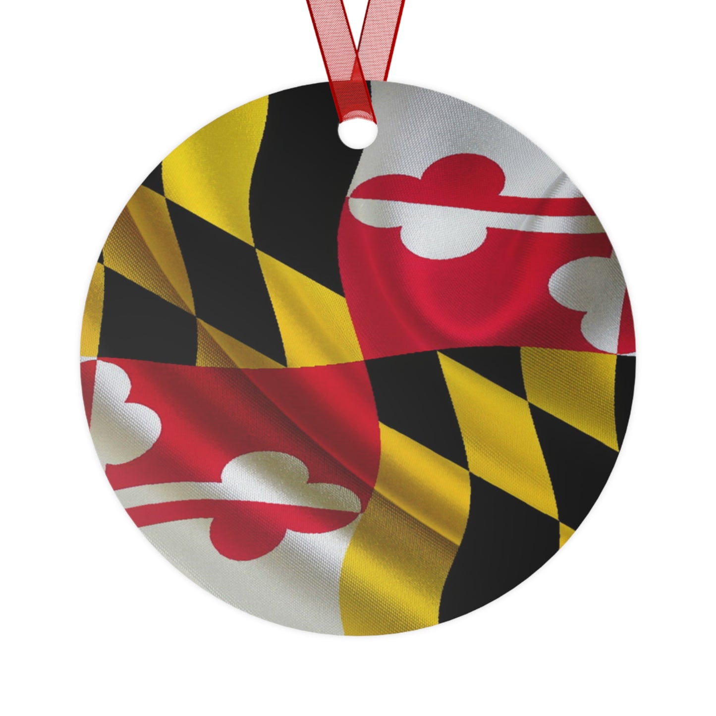 MD Flag Metal Ornaments