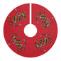 Crabby Christmas Tree Skirt - Red
