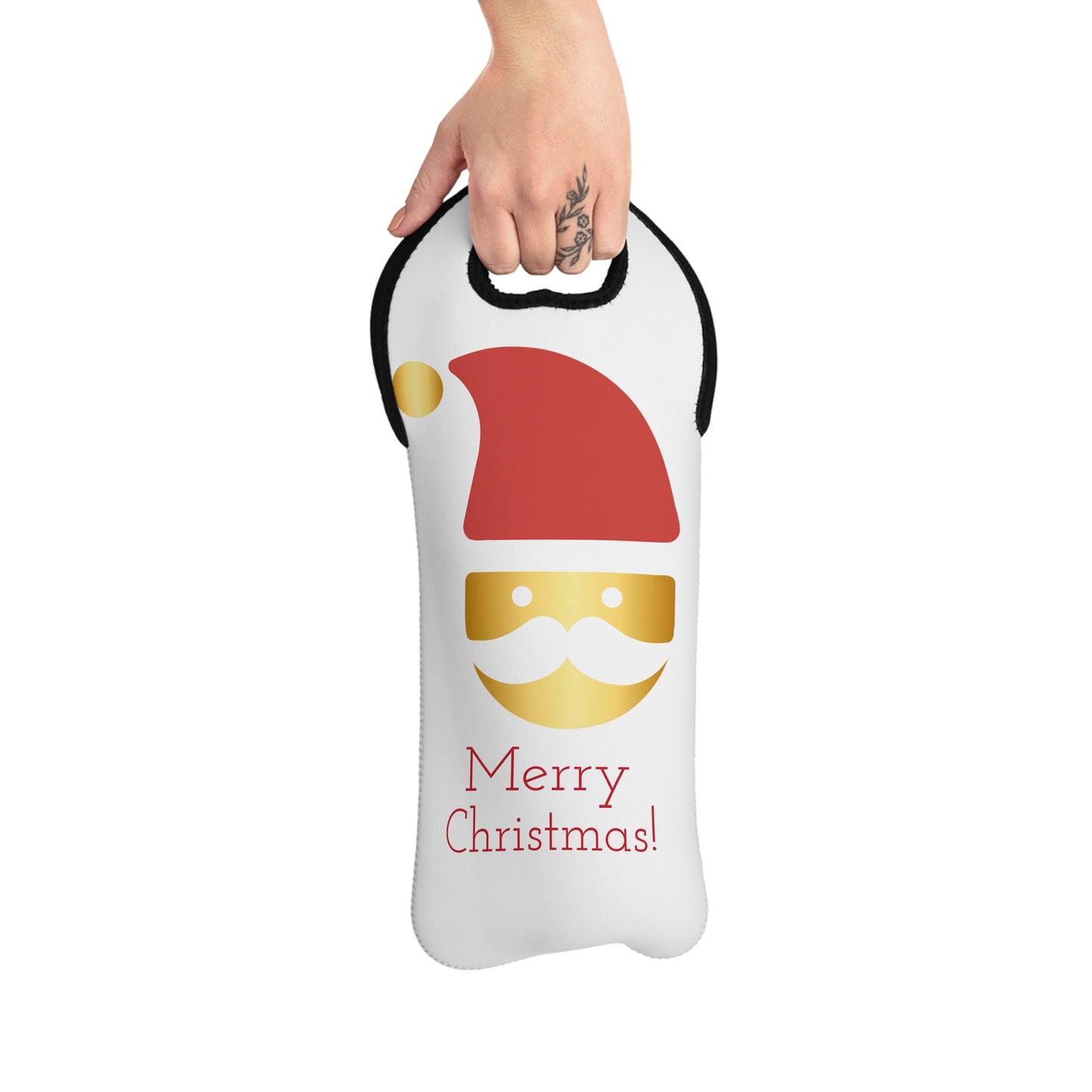 Santa Wine Tote Bag