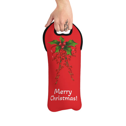 Mistletoe Wine Tote Bag