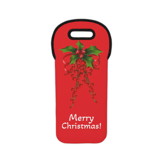 Mistletoe Wine Tote Bag