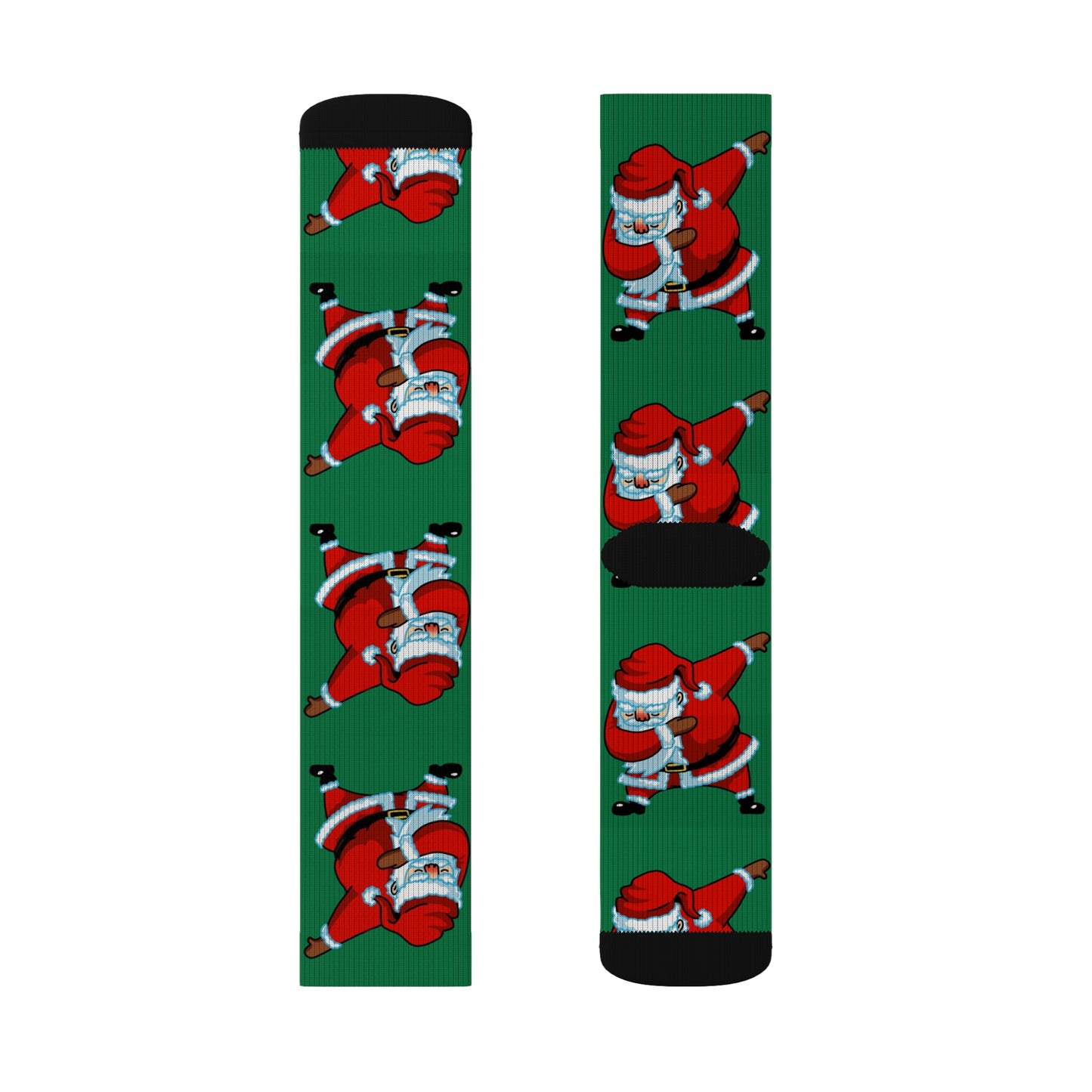 Dabbing Santa Socks