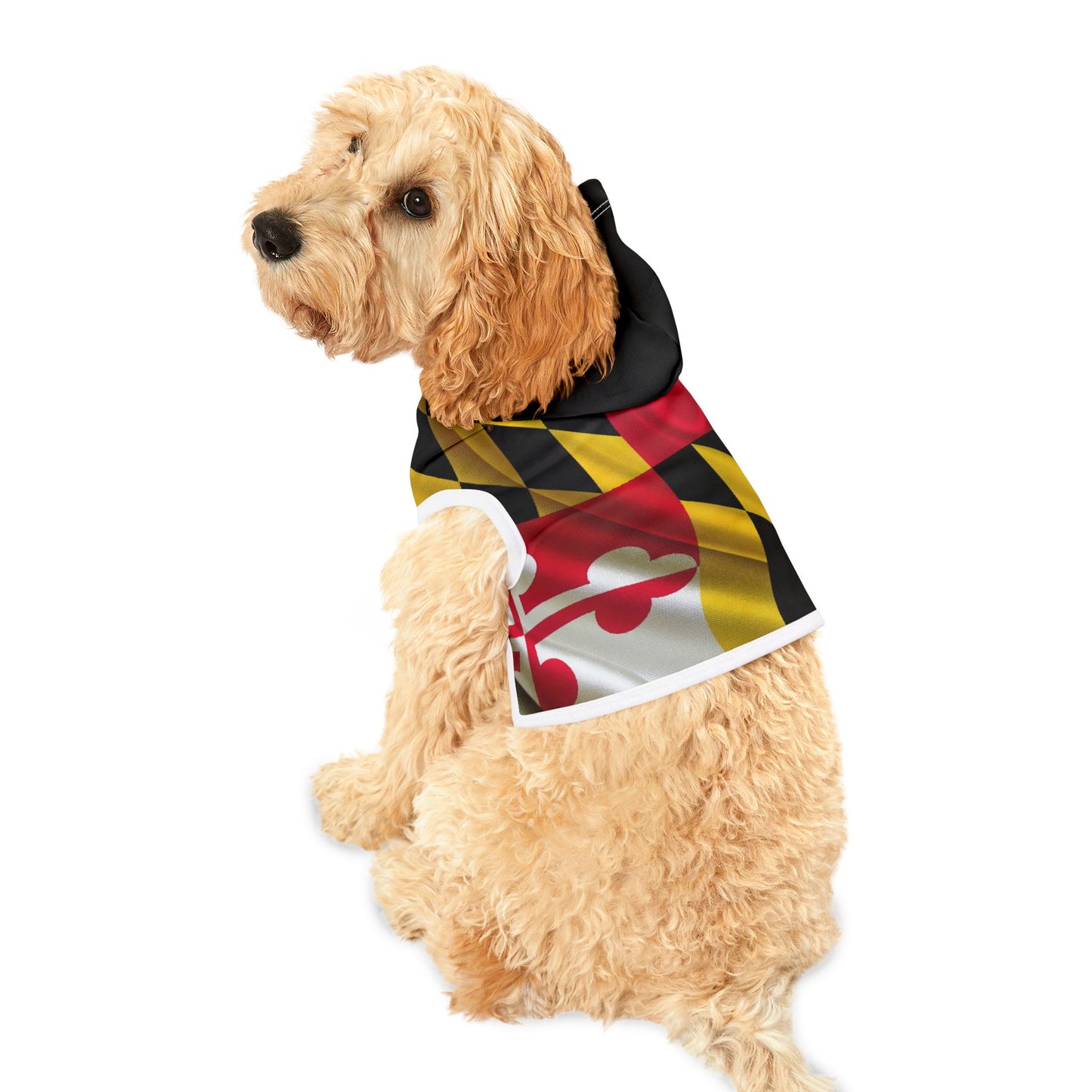 MD Flag Dog Hoodie