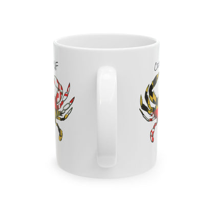 Crabby AF Ceramic Mug 11oz