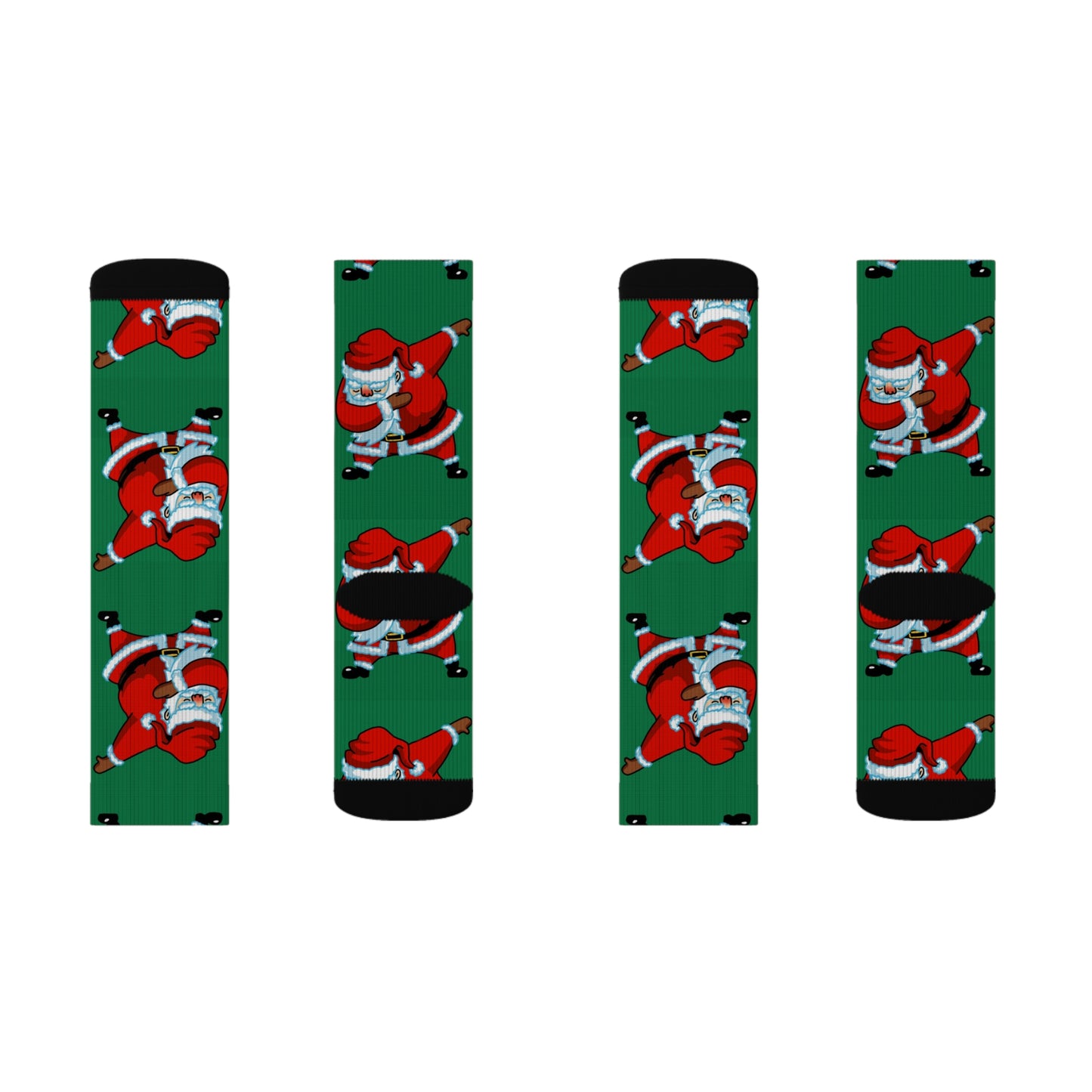 Dabbing Santa Socks