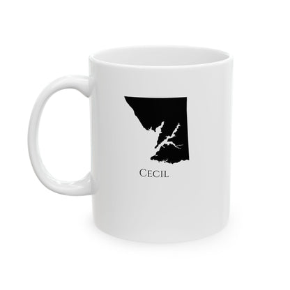 Cecil County Ceramic Mug 11oz