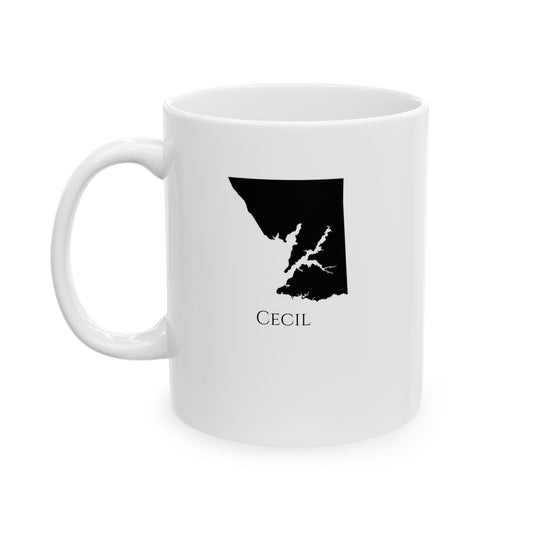 Cecil County Ceramic Mug 11oz