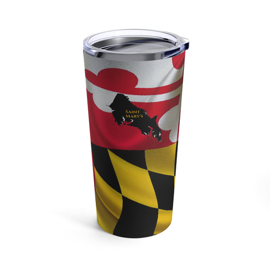 MD Flag 20oz Tumbler - Saint Mary's Co.