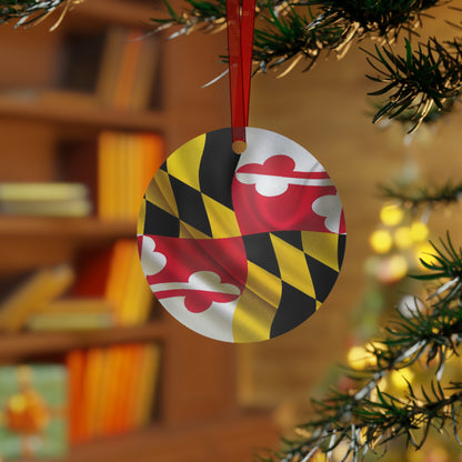 MD Flag Metal Ornaments
