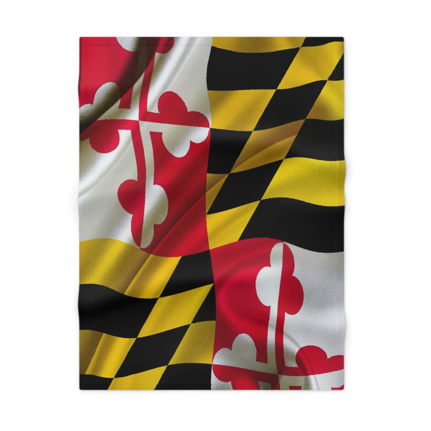 MD Flag Soft Fleece Blanket