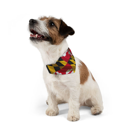 MD Flag Pet Bandana Collar