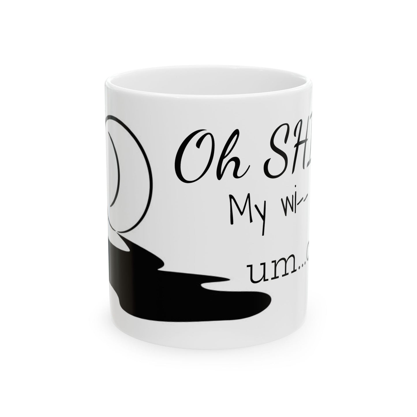 Spilled Wine Ceramic Mug 11oz