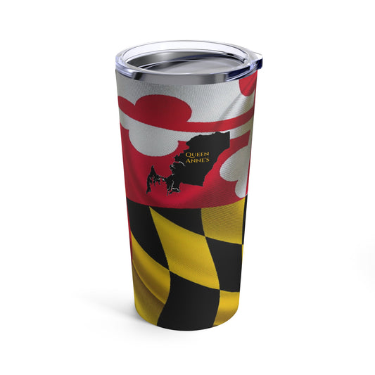 MD Flag 20oz Tumbler - Queen Anne's Co.