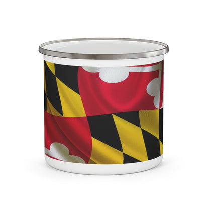 MD Flag Enamel Camping Mug