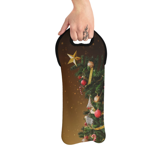 X-mas Tree Wine Tote Bag