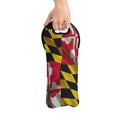 MD Flag Wine Tote Bag