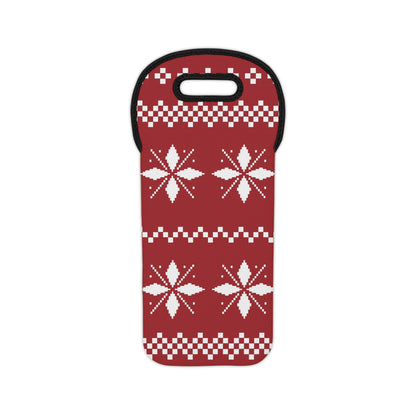 Red Winter Wine Tote Bag