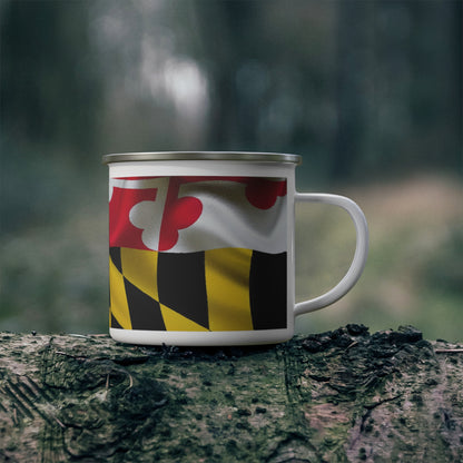 MD Flag Enamel Camping Mug