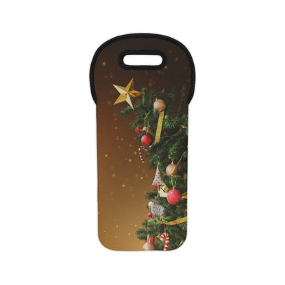 X-mas Tree Wine Tote Bag